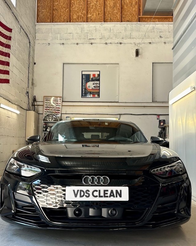 Traitement céramique Audi e-tron GT – Protection CSL + Exo V5 et brillance premium