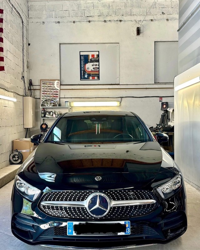 Polissage Mercedes Classe A à La Ciotat
