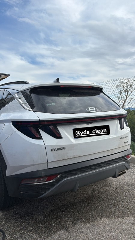 Nettoyage extérieur vapeur haut débit sur Hyundai Tucson avec finition premium à La Ciotat