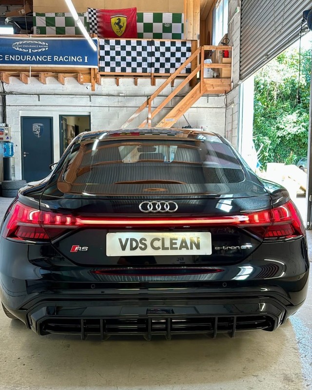 Traitement céramique Audi e-tron GT – Protection CSL + Exo V5 et brillance premium